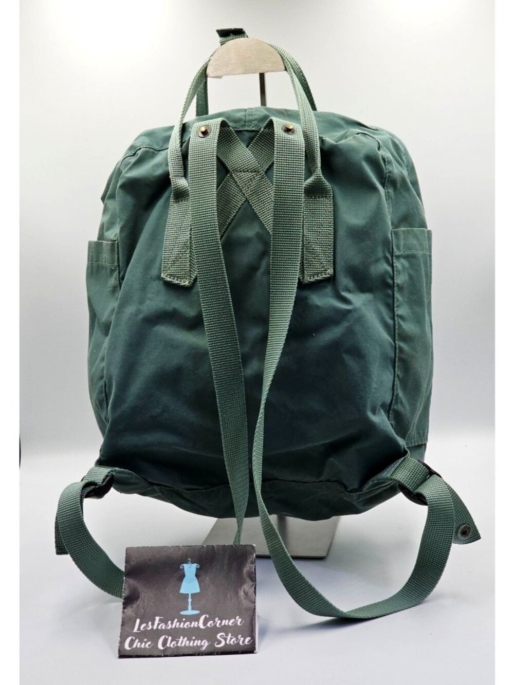 Fjallraven Kanken Unisex Green Vinylon F Classic Backpack Small 2722 - Picture 7 of 13